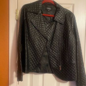 Brand new with tags faux leather jacket